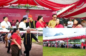 memperingati hari guru nasional di kota tomohon