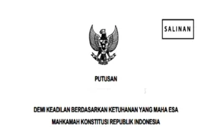 Putusan Mahkamah Konstitusi