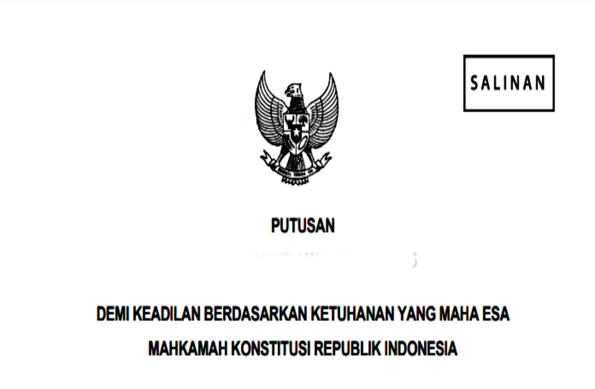 Putusan Mahkamah Konstitusi